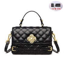 019218 외국 스타일 여성 가방 간단한 한국 스타일 패션 작은 가방 그물 빨간 복고풍 여성 가방 잠금 가방 여성