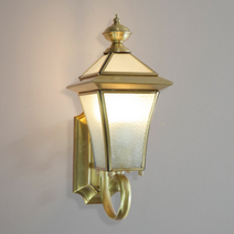 외부 조명 벽등 조명 외부 야외 방수 벽등 엔틱 LED 인테리어, 04.신주 1등(D)_아이보리빛(10w)