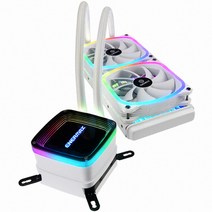 에너맥스 AQUAFUSION 240 WHITE ARGB CPU쿨러 ELC-AQF240-SQA-W