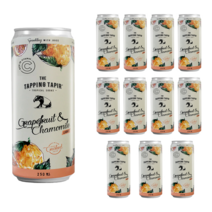 태핑타피르 라이트 스파클링 탄산음료 자몽&캐모마일 250ml x12캔, 12캔