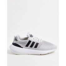 아디다스오리지널 Swift Run 22 sneakers in white with black stripes