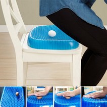 홈쇼핑 젤리방석 4D 입체 기능성 방석 바른자세 사무용 수험생 허리 요추 의자 방석, 젤리방석 2개