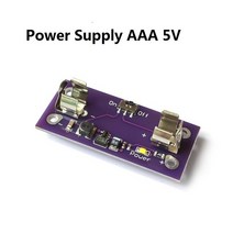 Lilipad 시리즈 개발 보드 328P WS2812 버저 TEMT6000 CR2032, 09 Power Supply AAA 5V