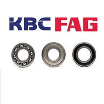 KBC FAG 국산 베어링 6000 계열 깊은 홈 볼 베어링 ( 오픈커버 철커버 고무커버 ), 6006ZZ, 철 커버