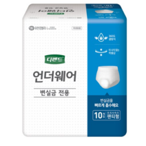 디펜드 남녀공용 변실금 언더웨어 성인기저귀, 3개, 10개입