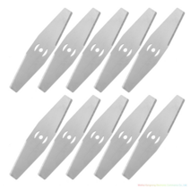 [Kangrong]전동 예초기 가정용소형 충전식 제초기 칼날 자동차합금 둥근톱날 예초기날 리튬 잔디깍기기계, 15cm 일자 마름모 칼날 10개개