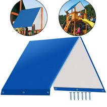 야외 비치 파라솔 우산 텐트 낚시 대형 사각 삼각 바람막이 미니 폴딩 테라스 캠핑 차양막 방수 그늘 캐노피 커버 교체 방수포 지붕 어린이 놀이터 uv 보호기 132 x 정원, b