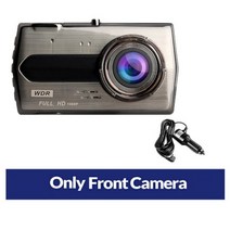 자동차 블랙박스 4인치 1080P 가성비 와이파이 나이트비전, DVR No Rear Camera_16G TF Card