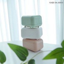 도소 사각티슈케이스+스티커포함 각티슈케이스 화장지 휴지커버 티슈커버 수납 보관함, 민트