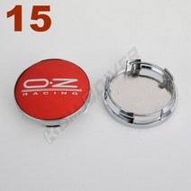 bbs휠림휠 캡 센터 OZ 로고 스티커 커버 58mm 4 개, 15 15
