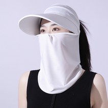 아이앤 얼굴 햇빛가리개 + 모자 세트