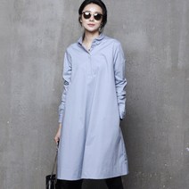 하루메이비 1657 원피스형 롱 블라우스