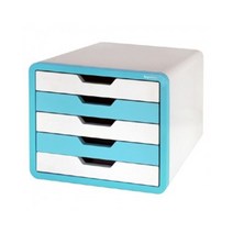 A4사이즈 5단 서류보관함 서랍형서류함 인덱스수납함, 연두(324721)