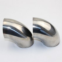 흡기매니폴드 1pcs 자동차 액세서리 자동차 배기 파이프 머플러는 스테인레스 스틸 팔꿈치 90도 각도 파이프로 직경을 줄입니다., 63mm