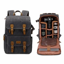 선도스토어 어나더프로 카메라 백팩 USB 충전 DSLR 가방 (카키 그레이), 백팩_그레이