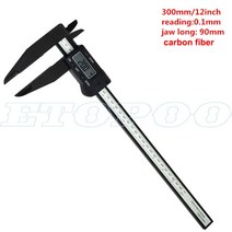 경화 미터법 기계 두께 측정기 0-70mm 100mm 150mm 200mm 300mm 탄소 섬유 디지털 버니어 캘리퍼스, 300mm 디지털