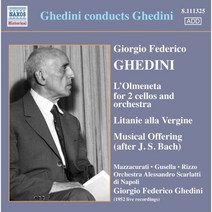 [CD] 게디니: 음악의 헌정 롤메네타 성모호칭기도 (Giorgio Federico Ghedini: Musical Offering BWV1079 Con...