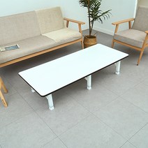 1800x600 로아공방 접이식 테이블 대형, 스톤화이트