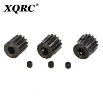 SURPASS-HOBBY 32P M0.8 5mm 13T 14T 15T 16T 17T 18T 19T 20T 21T 1/10 Rc 모델 자동차 모터용 검정색 강철 금속 피니언 모터 기, [07] 19T