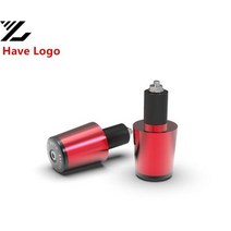 7/8 "22MM 모토 그립 바 끝 CNC 바이크 오토바이 핸들 혼다 PCX 125 PCX125, 04 빨간