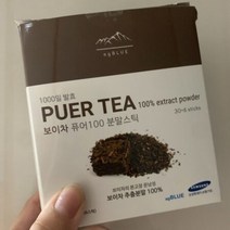 퓨어100 보이차 분말 스틱 36포 1박스 운남성 보이차, 상세페이지 참조, 상세페이지 참조