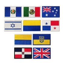 가방 의류 자수 국기 찍찍이 벨크로 패치 와펜 점퍼