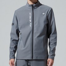 [르꼬끄] 져지 KQF QM421EFTO2-MGR 트리코트 기모 본딩 트랙탑 남성용 MGR