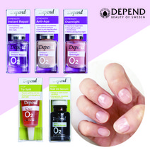 디펜드코스메틱 산소O2 네일영양_강화제 네일세트, 1개, 3.스트랭스안티에이지(네일커버수분영양제)