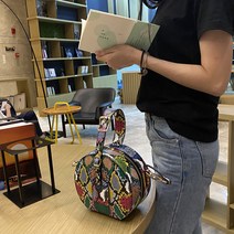 여성 파이톤백 강남스타일 파이톤 악어무늬 토트백 버킷백 휴대폰가방 스퀘어백