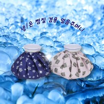 냉온찜질팩 소형1+중형1 눈 목 손목 어깨 냉온열 찜질 골프 볼빅 얼음주머니, 펭귄그린