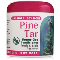 Pine Tar Super Gro 헤어 및 두피 보너스 170g(6온스) 170g(6온스) Bronner Brothers, 6 Fl Oz (Pack of 1)
