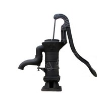 옛날 펌프 미니옛날 정원 수동 수도 워터 작두 분수, 검은색