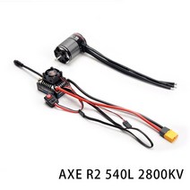 Hobbywing 방수 550 센서 브러시리스 ESC 모터 1/10 RC 자동차 크롤러 액세서리 축 SCX10 90046 AXE R2 540, 07 540L 2800KV