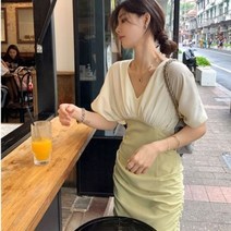 5월결혼식하객룩 미니드레스 봄 가을 캐주얼112826