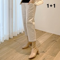 [1+1] 3color 여자패딩바지 와이드팬츠 여성겨울 방한바지 솜바지 포켓 쇼핑몰
