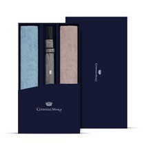 송월타월 타월우산 SW콤보세트 07, 1개, 남색우산+옥색수건