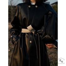 딘트 지고트원피스 멕코트 리스트 헤라틴트 가죽트렌치코트