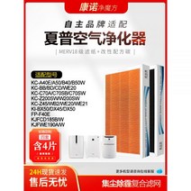 샤프 공기청정기 필터 엘리먼트 KC-W200/280SW/WG605/w380sw/BB60 필터와 호환 가능, 샤프 200丨항균·항바이러스 사