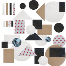 (하이셀) 지름 10mm 소형 원형 겔패드 50개 셋트 양면 3M 테이프 흡착판 미끄럼 흔들림 방지 고정 거치대, 10mm(50개)