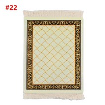 거실 발판 매트 패드 현관persian mini woven rug mat mousepad retro style carpet pattern cup laptop pc mouse, 22