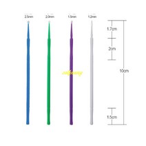 입문용 일회용 빠른 배송 10cm 보풀 무료 마이크로 브러쉬 일회용 면봉 속눈썹 확장 마스카라 4 스타일 320, 한개옵션1, 03 purple