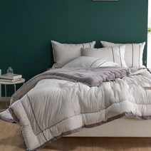 애슐리 호텔 먼지없는 모달 차렵이불 침구세트(배캐커버+누빔패드) 퀸 / 슈퍼싱글