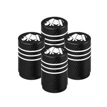 자동차 외곽부품자동차 휠 타이어 밸브 캡 스즈키 짐니 액세서리용 에어 스템 커버, 01 black, 01 black