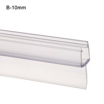 목욕 샤워 스크린 도어 씰 스트립 4 12mm 고무 유리 웨더 휴대용 창 고정 장치 액세서리 가정용, b-10mm
