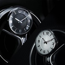 시그니처 클래식 워치 차량용 아날로그 시계 송풍구 대쉬보드 시계, 아라비아숫자