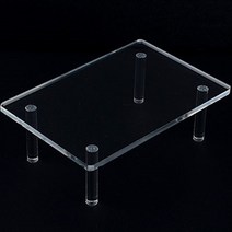 HY 아크릴 사각 테이블형 디스플레이 진열대 아크릴전시대 아크릴선반, 대