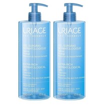 URIAGE Extra Rich Dermatological Gel 유리아쥬 엑스트라 리치 더마톨로지칼 클렌징 젤 500ml 2개