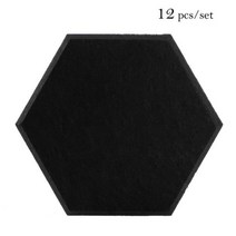 조립식방음부스 방음 벽 패널 12 개 홈 스튜디오 소음 데코 문침실 흡음 액세서리, A, 1.2cm High density + Large, 08