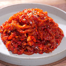씨푸드코리아 / 신안 새우젓 1kg 2kg / 오징어 젓갈 / 낙지젓갈 / 명태회무침, 오징어젓갈 1kg(200g*5)