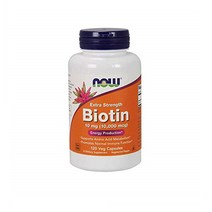 Now Foods Biotin 10000mcg 나우푸드 비오틴 120캡슐, 1개
